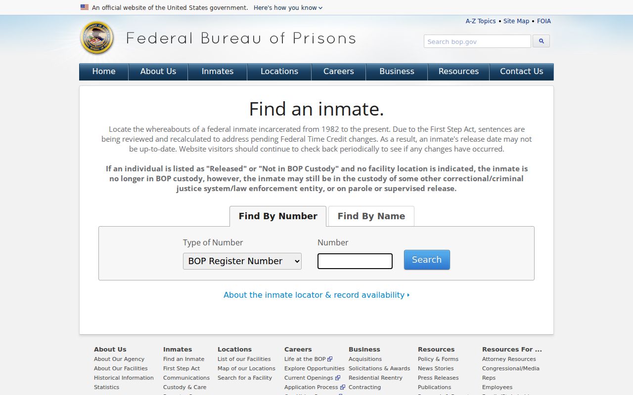 Columbia County arrest search with federal inmate locator